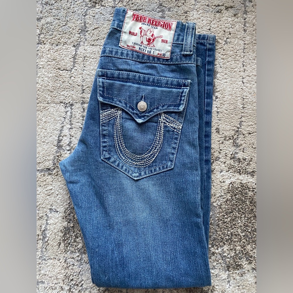 Women’s flared true religion jeans